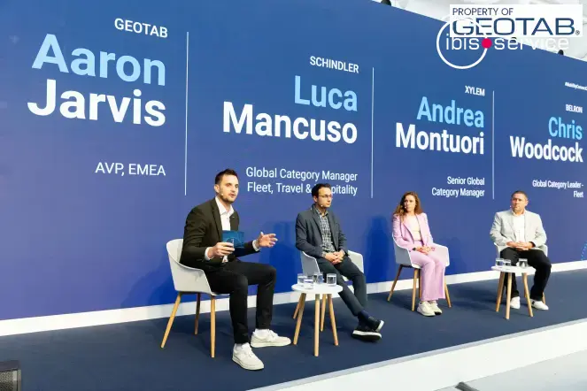 Aaron Jarvis - AVP, Geotab & Luca Mancuso - Global Category Manager Fleet, Travel & Hospitality, Schindler & Andrea Gioia Montuori - Sr Procurement Category Manager, Xylem & Chris Woodcock - Global Category Leader – Fleet, Belron International